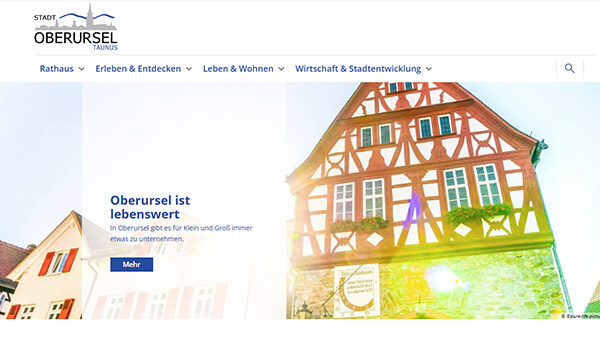 Screenshot-Vorschau: Stadt Oberursel