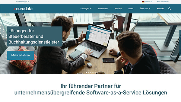 Screenshot-Vorschau: eurodata AG Karriere