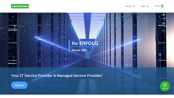 Screenshot-Vorschau: Controlware GmbH Karriere