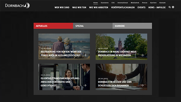 Screenshot-Vorschau: Dornbach GmbH