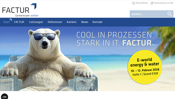 Screenshot-Vorschau: Factur Billing Solutions