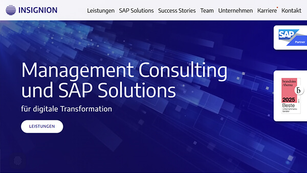 Screenshot-Vorschau: Insignion Management Consulting GmbH
