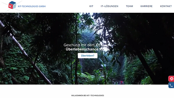 Screenshot-Vorschau: KIT‑Technologies Karriere