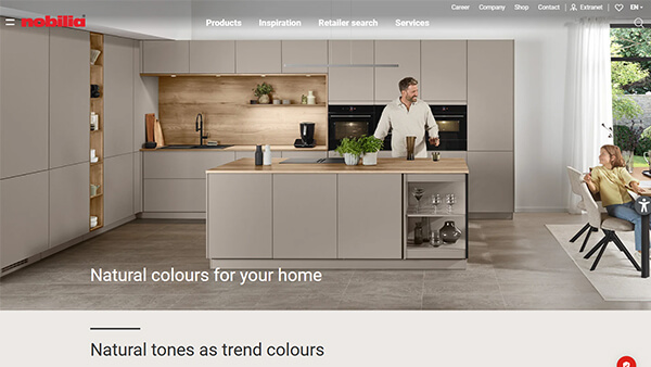 Screenshot-Vorschau: nobilia Karriere