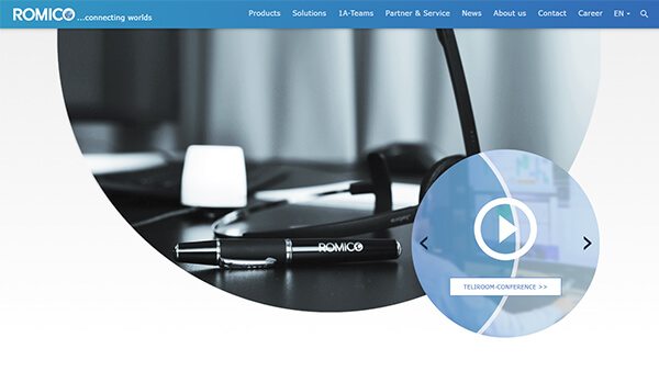 Screenshot-Vorschau: ROMICO GmbH Karriere