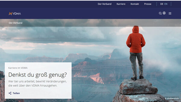 Screenshot-Vorschau: vdma